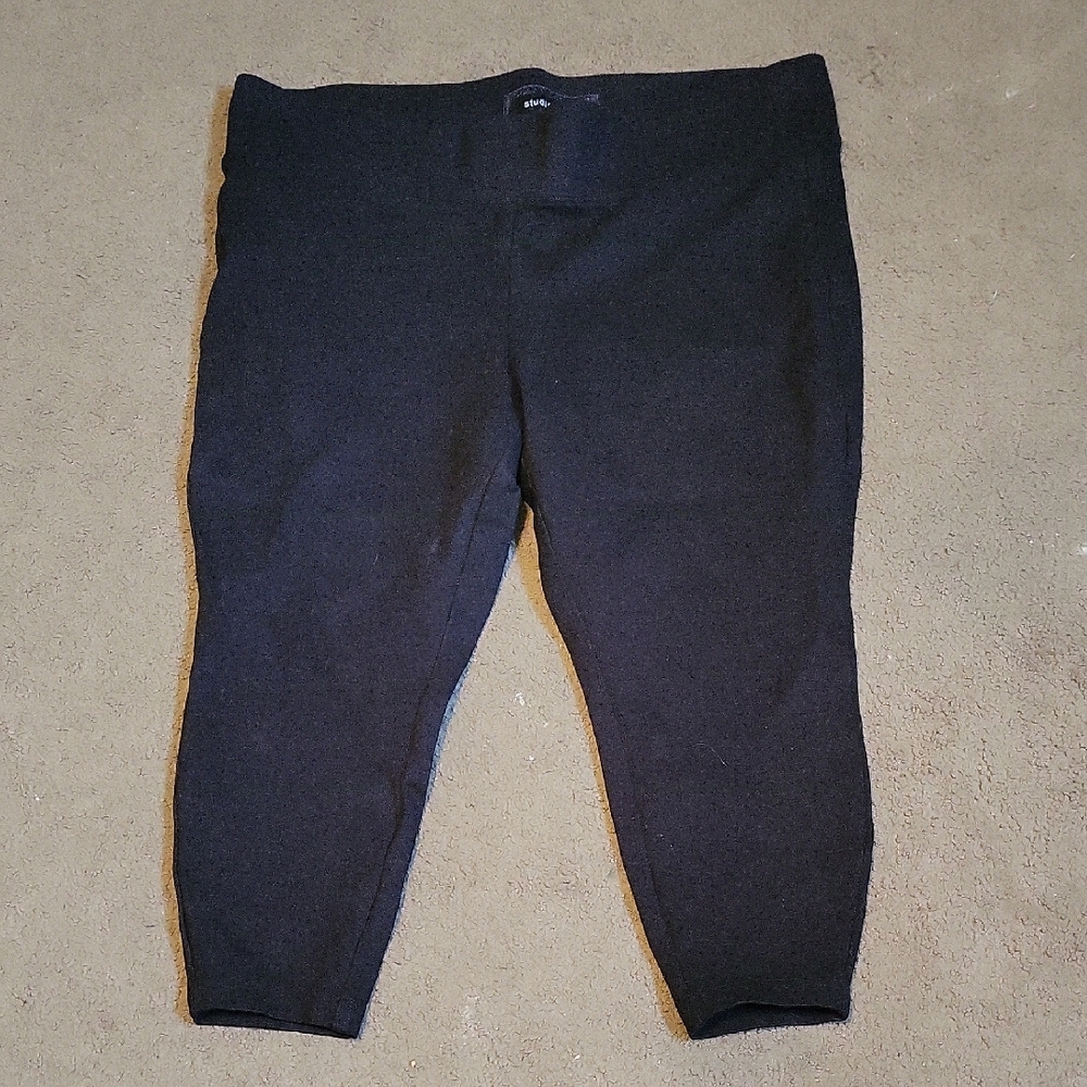 torrid Black Skinny Ponte Knit Pants